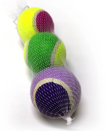 PELOTA TENIS PACK X3 CON HUELLAS PP