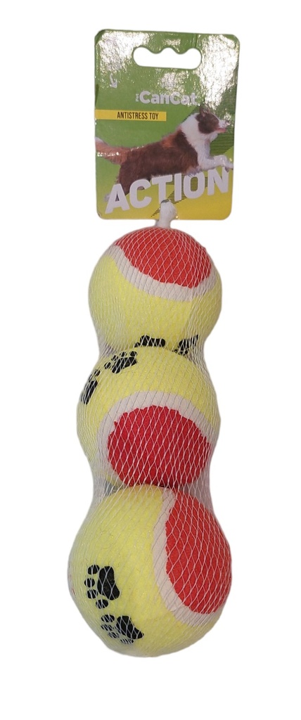 CANCAT PELOTA TENIS X3