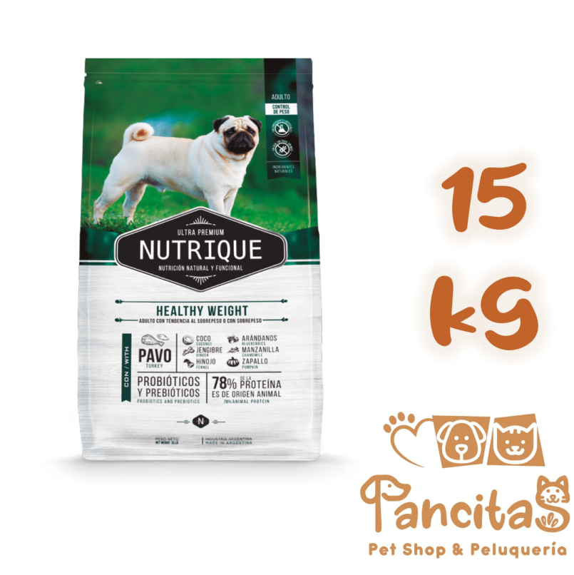 NUTRIQUE DOG HEALTHY WEIGHT 15KG