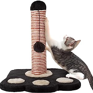 RASCADOR PARA GATO BASE PATA Y TUBO 40x33CM