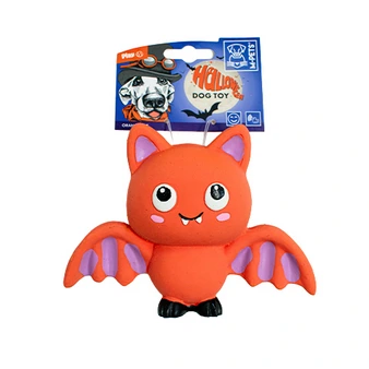 CHIFLE HALLOWEEN MURCIELAGO NARANJA 14CM