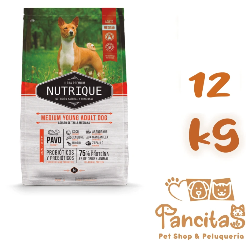 NUTRIQUE DOG PUPPY MEDIUM 12KG