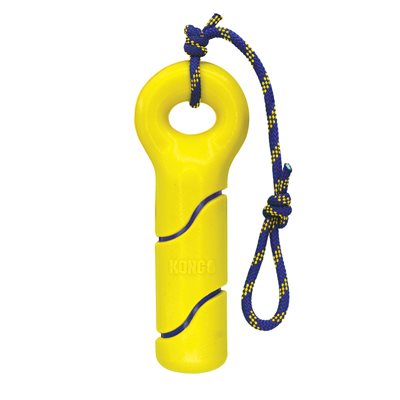 KONG SQUEEZZ TENNIS PALO AMARILLO CON SOGA