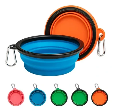 COMEDERO PLEGABLE DE SILICONA CHICO