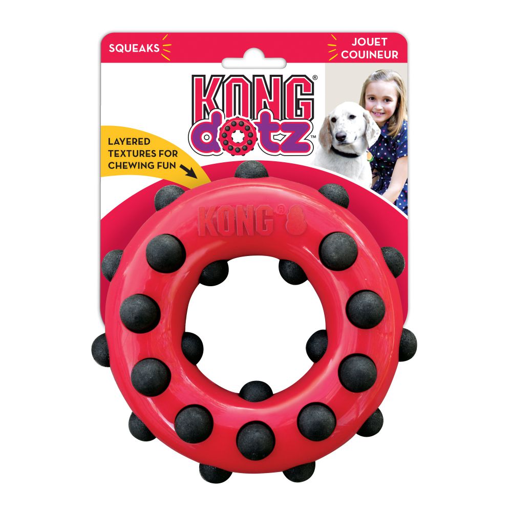 KONG DOTZ ARO ROJO GRANDE
