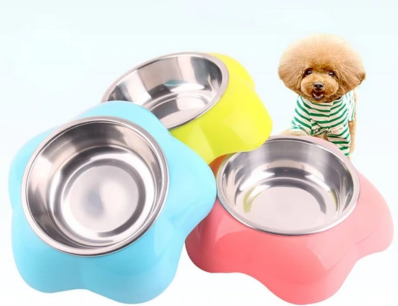 COMEDERO ACERO INOX DESMONTABLE FLOR