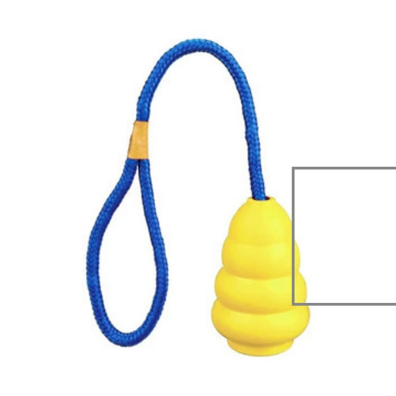 JUGUETE CAUCHO RELLENABLE CON SOGA