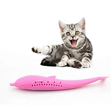JUGUETE GATO / MORDILLO DELFIN CON CATNIP