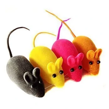 JUGUETE GATO / RATA FELPA X1 CON CHIFLE