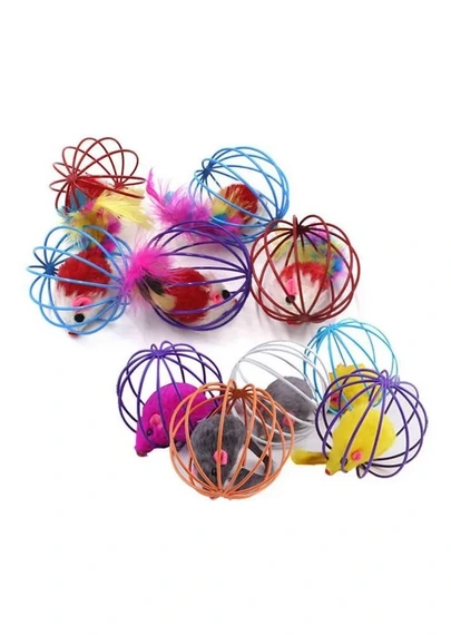 JUGUETE GATO / VARIOS - JAULA - PELOTA - CASCABELES