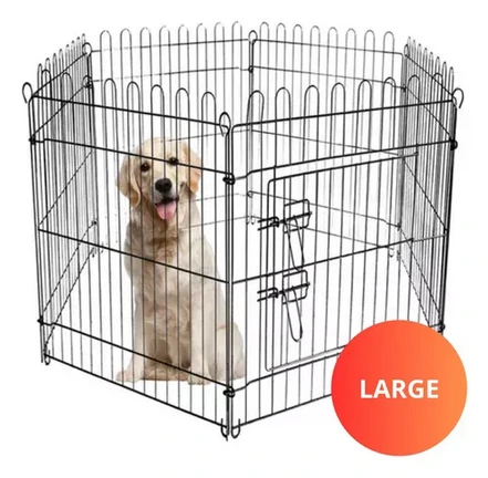 JAULA CERCO METALICO 6 PANELES DE 122x61Cm C/U