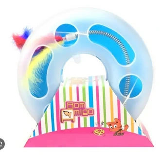 [25176] JUGUETE GATO INTERACTIVO CIRCO CON PLUMA