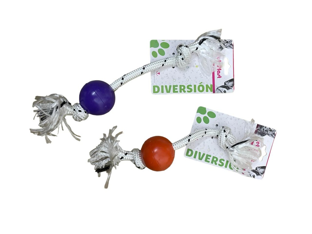SOGA ALPINA CON PELOTA DE GOMA MEDIANA
