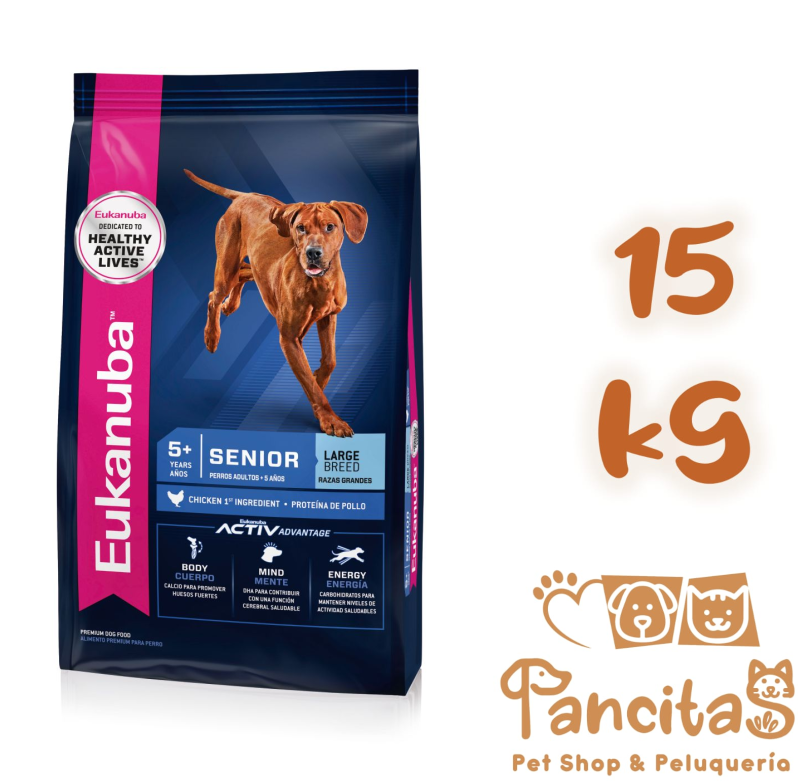 EUKANUBA  SENIOR +7 LARGE 15KG PROMO