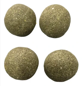 [XH222] PELOTA CATNIP X4