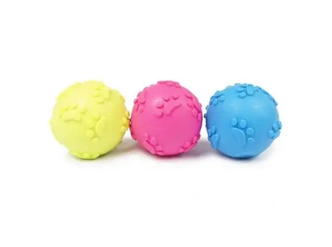 PELOTA GOMA CHIFLE HUELLAS