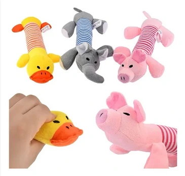 PELUCHE CHIFLE ELEFANTE, CHANCHO, PATO