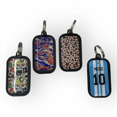 MEDALLA AUTOGRABABLE MILITAR (CHAPA RECTANGULAR)