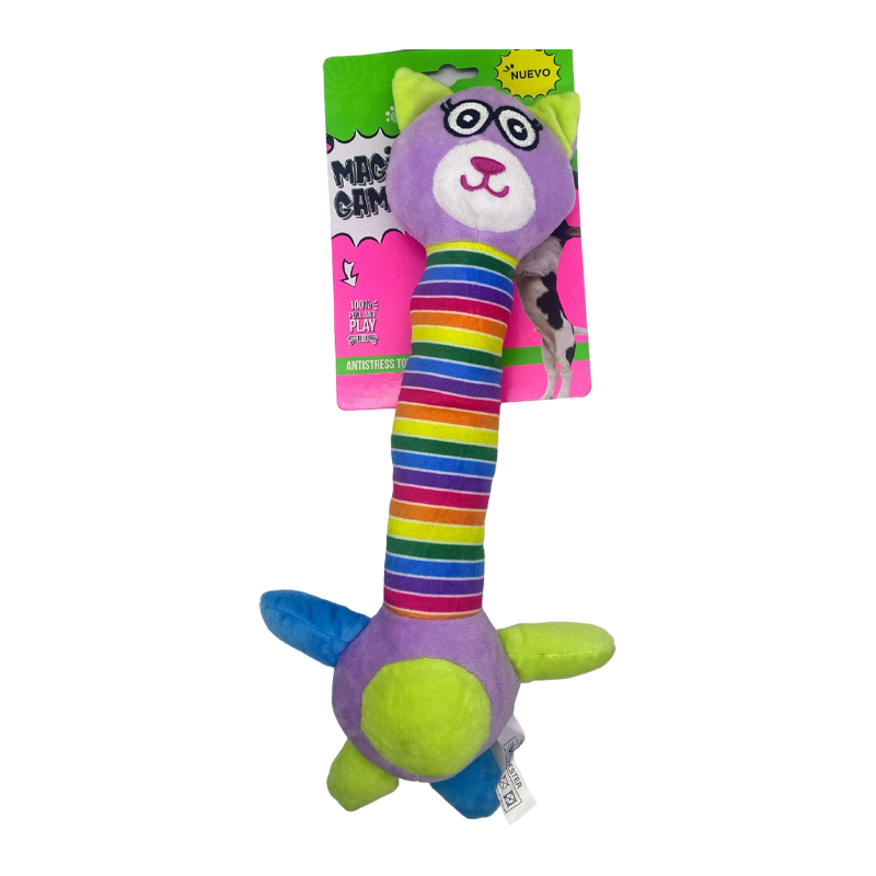 CANCAT PELUCHE JIRAFA ARCOIRIS 25CM