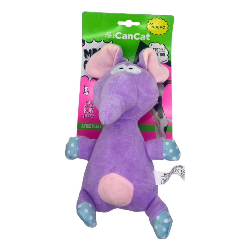 CANCAT PELUCHE ELEFANTE LILA 20CM