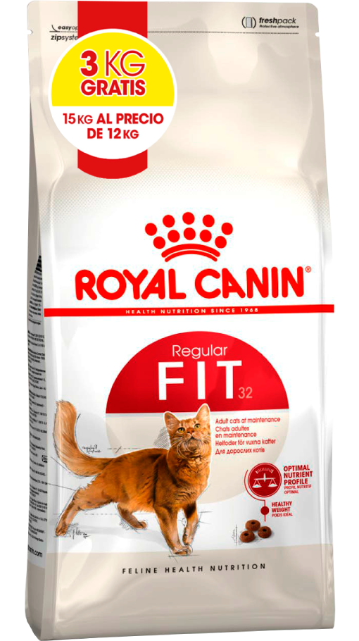 ROYAL CANIN CAT ADULT FIT 12+3KG PROMO