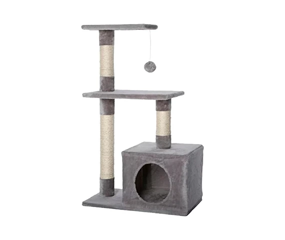 RASCADOR 3 NIVELES CON CASA 30X50X80CM
