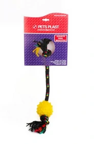 SOGA ALPINA 12MM CON PELOTA DE GOMA MEDIANA 70CM LARGO