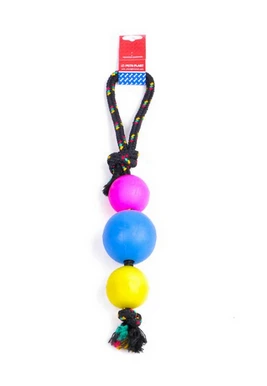 SOGA ALPINA PP 12MM con 2 PELOTAS MEDIANAS y 1 PELOTA GRANDE