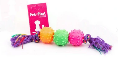 SOGA ALPINA 8MM CON 3 PELOTAS DE PUAS 40CM LARGO