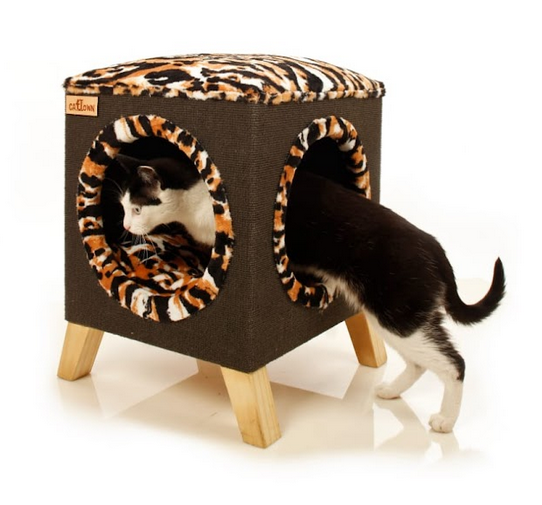 RASCADOR CUCHA CUBO ANIMAL PRINT