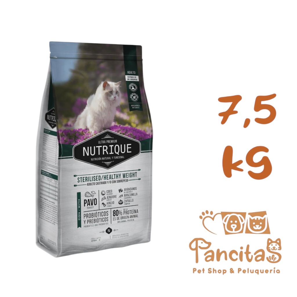 NUTRIQUE CAT AD STERILISED / H. WEIGHT X 7,5KG