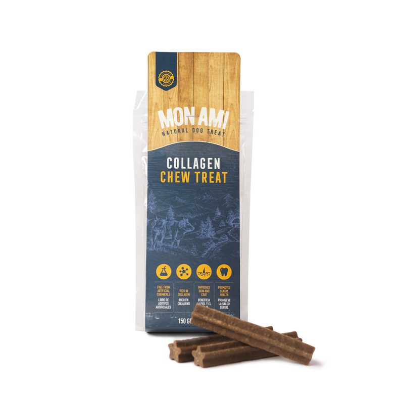 MON AMI SNACKS COLLAGEN CHEW TREAT SMALL 150GR