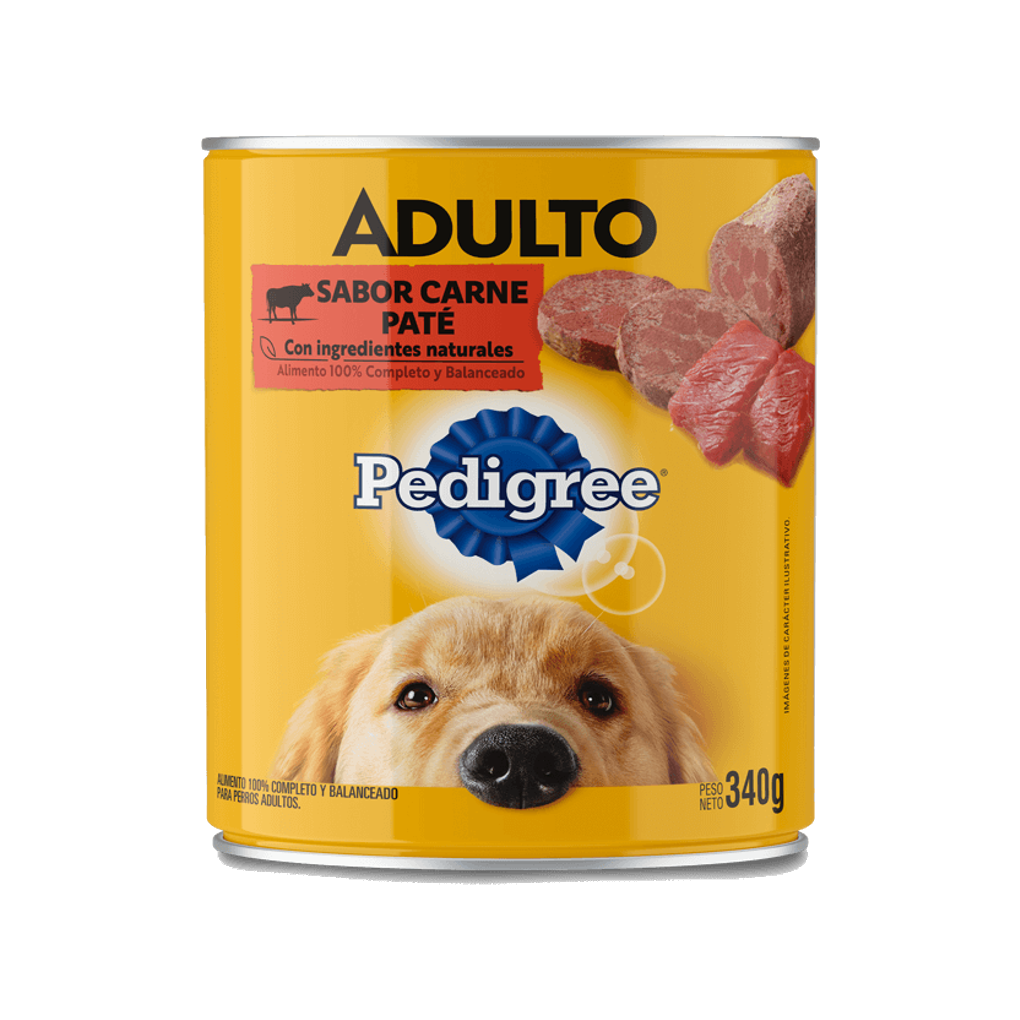 PEDIGREE LATA ADULTO CARNE PATE promo 5+1