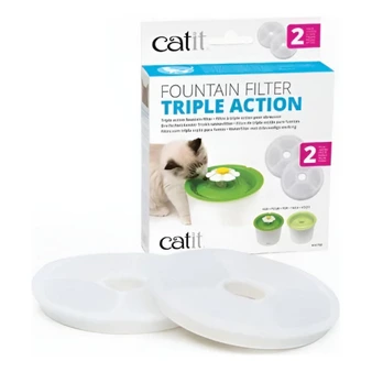 [43745] CATIT REPUESTO FILTRO HAGEN TRIPLE ACTION FOUNTAIN FILTER - PACK 2