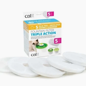 CATIT REPUESTO FILTRO HAGEN TRIPLE ACTION FOUNTAIN FILTER - PACK 5