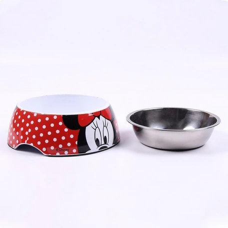 COMEDERO ACERO INOXIDABLE MINNIE MOUSE DISNEY 410ML