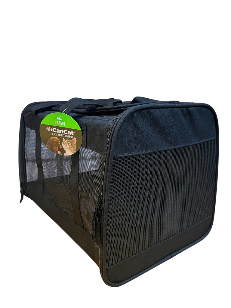 CANCAT BOLSO TRANSPORTADOR MALLA NEGRO 8,5x30x30CMS