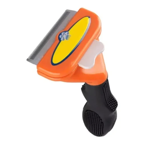 [24180] PEINE CEPILLO TRIMMING SACA PELO MUERTO TIPO FURMINATOR CHICO