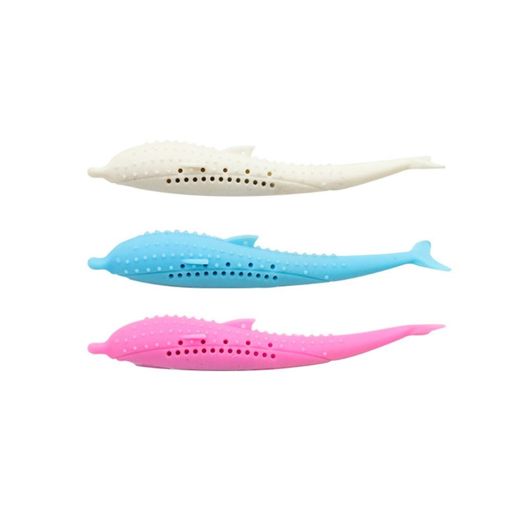 JUGUETE GATO / MORDILLO DELFIN CON CATNIP