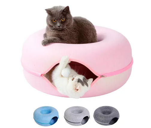 CAMA CUEVA TIPO DONA CON TUNEL