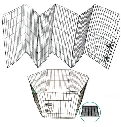JAULA CERCO METALICO 6 PANELES DE 107x61Cm C/U
