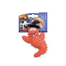 CHIFLE HALLOWEEN FANTASMA NARANJA 14CM