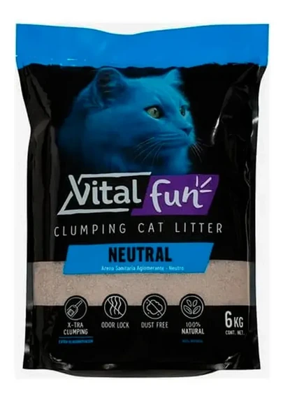 PIEDRITAS AGLUTINANTES VITALFUN NEUTRO 6KG