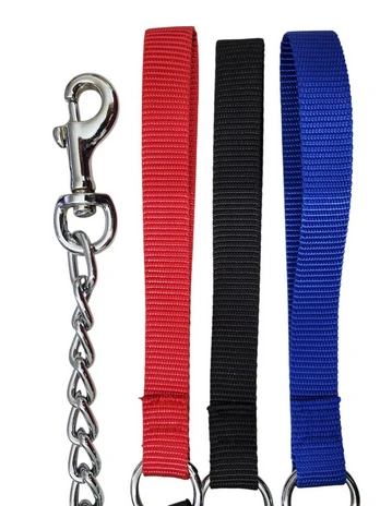[P351-30] CORREA CADENA MOSQUETON REFORZADO MANIJA SOFT MEDIA 3mm x 1.20mtr