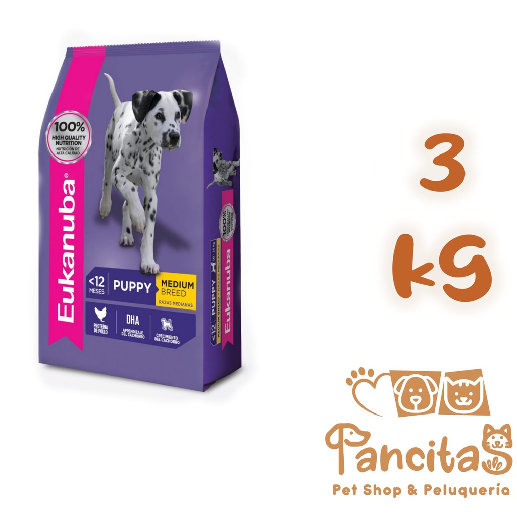 EUKANUBA  PUPPY MEDIUM 3KG