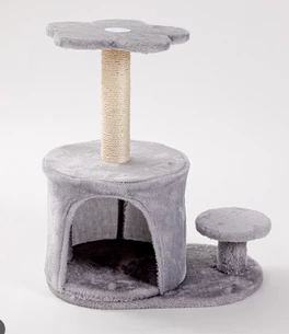 RASCADOR 3 NIVELES CUEVA Y BASE DE FLOR 45X28X53