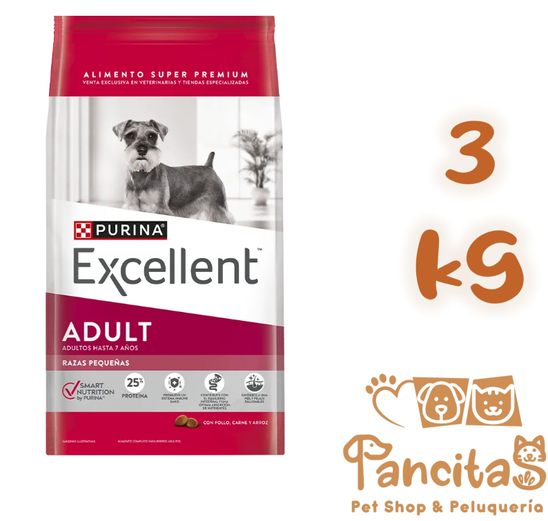 EXCELLENT DOG ADULT SMALL 3 KG