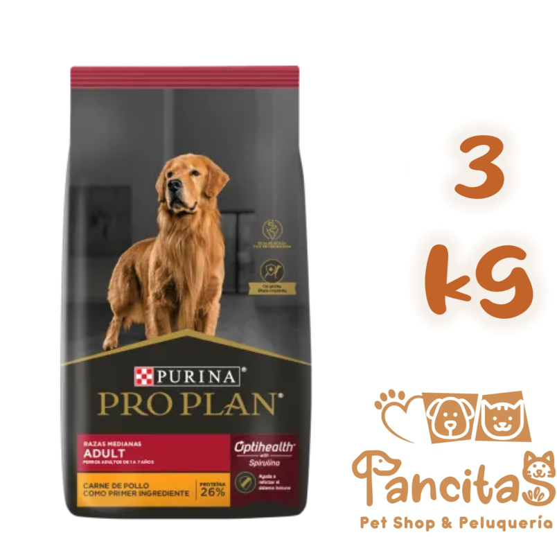 PRO PLAN DOG ADULT MEDIUM 3KG