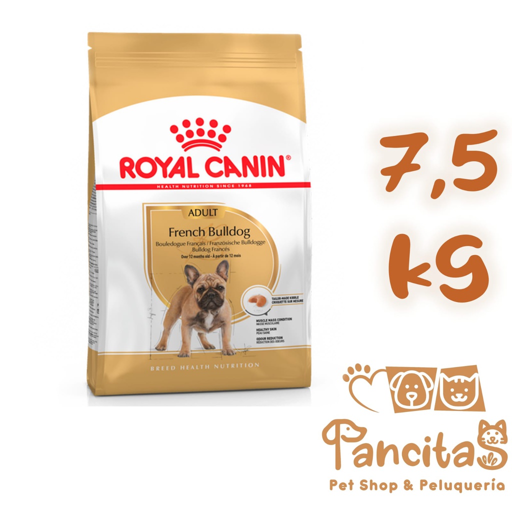 ROYAL CANIN DOG BULLDOG FRANCES ADULT 7,5KG PROMO