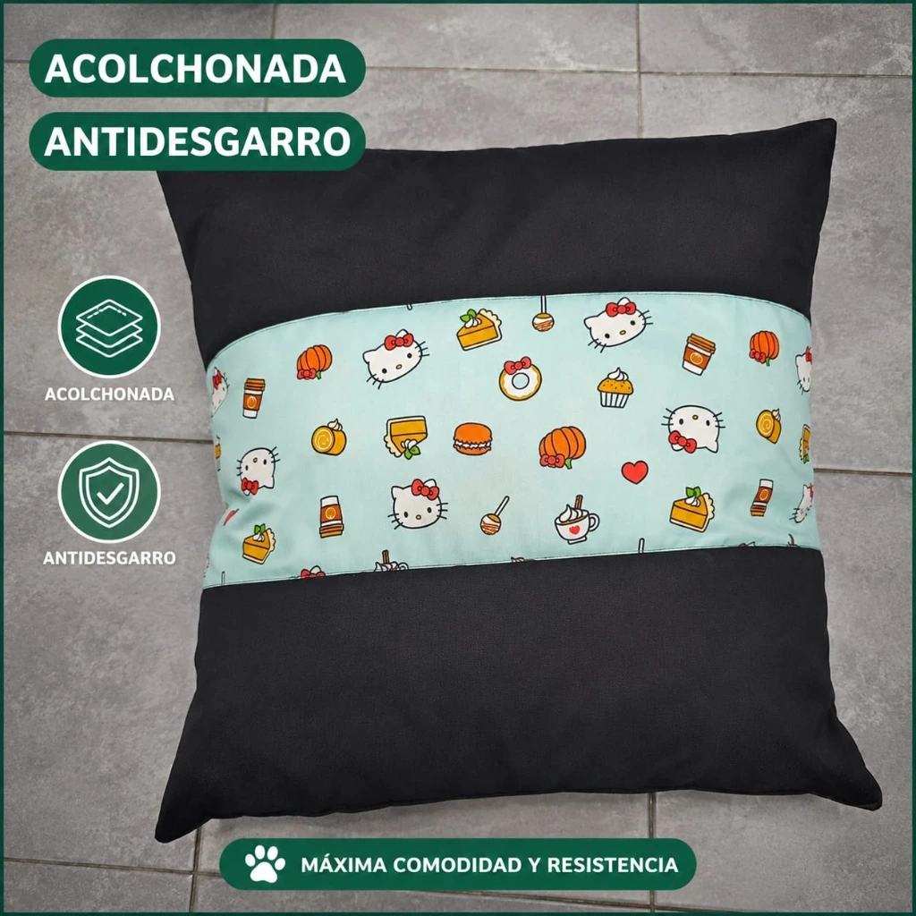 COLCHONETA ANTIDESGARRO RELLENA 90x70cm